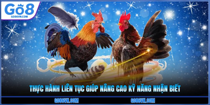 Thực hành liên tục giúp nâng cao kỹ năng nhận biết